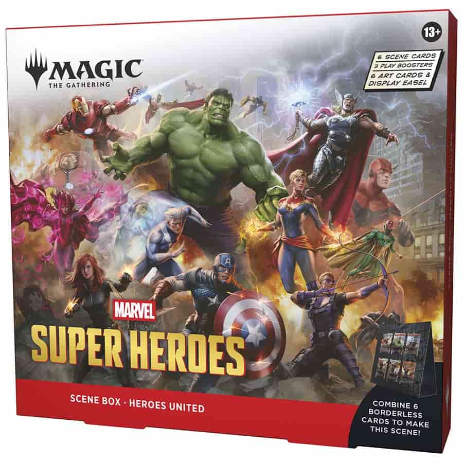 Magic The Gathering: Msh Marvel Super Heroes Scene Box