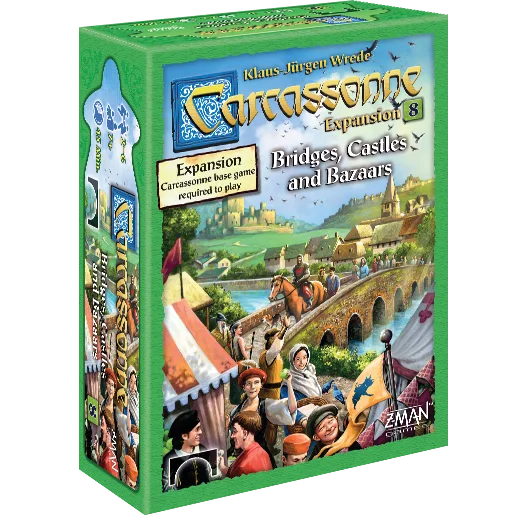 Carcassonne Expansion 8: Bridges, Castles, & Bazaars