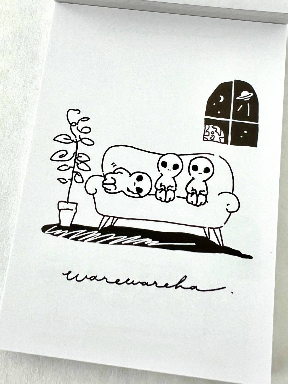 CRUX Relax Aliens Mini Notepad-10