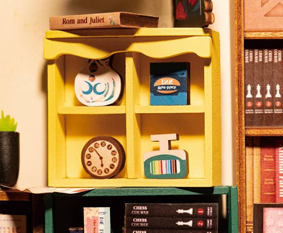 Bookstore Robotime Rolife DIY Kit Book Nook 3D Puzzles TGB07