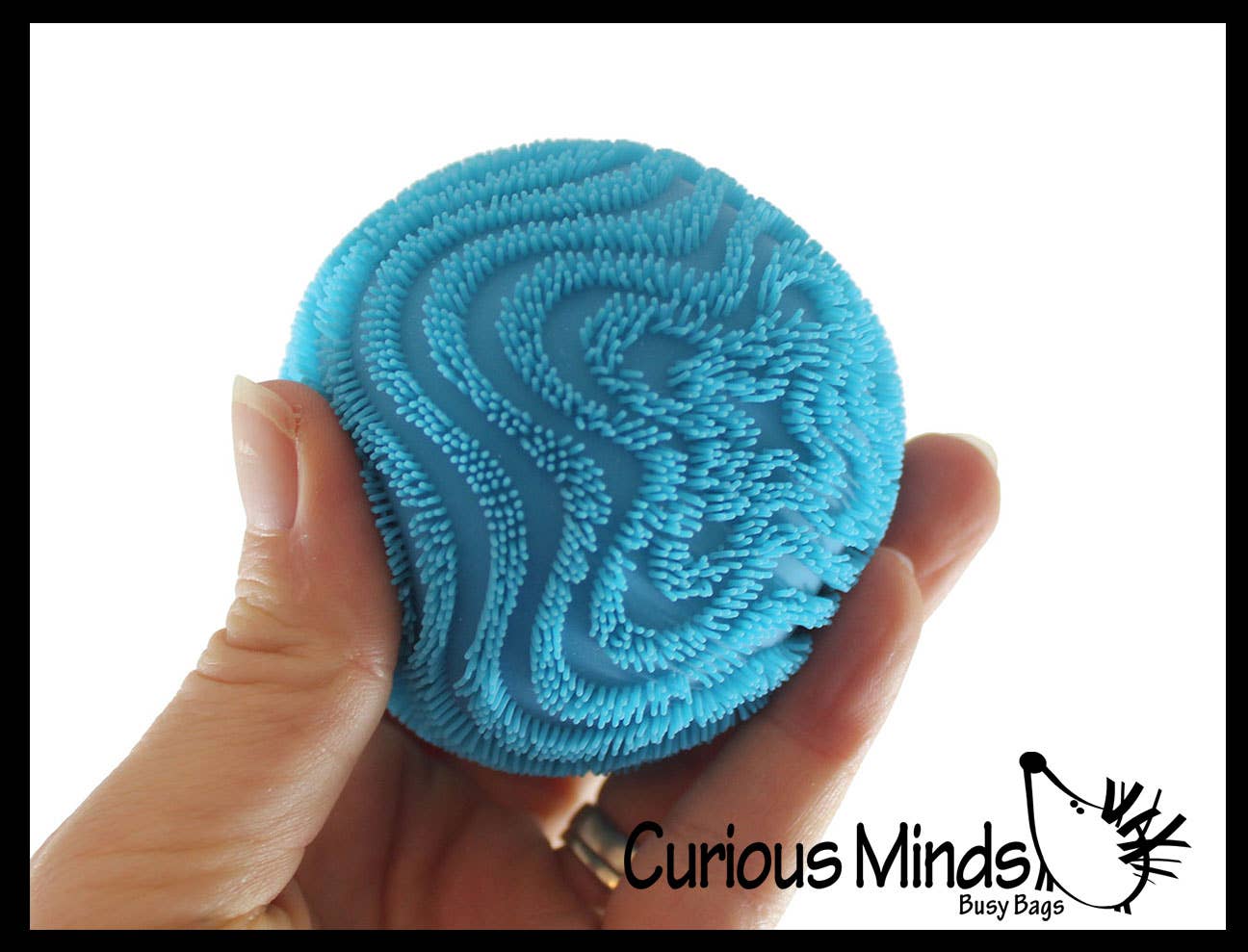 1 NeeDoh Fuzzball Waves Soft Doh Filled Stretch Ball - Ultr