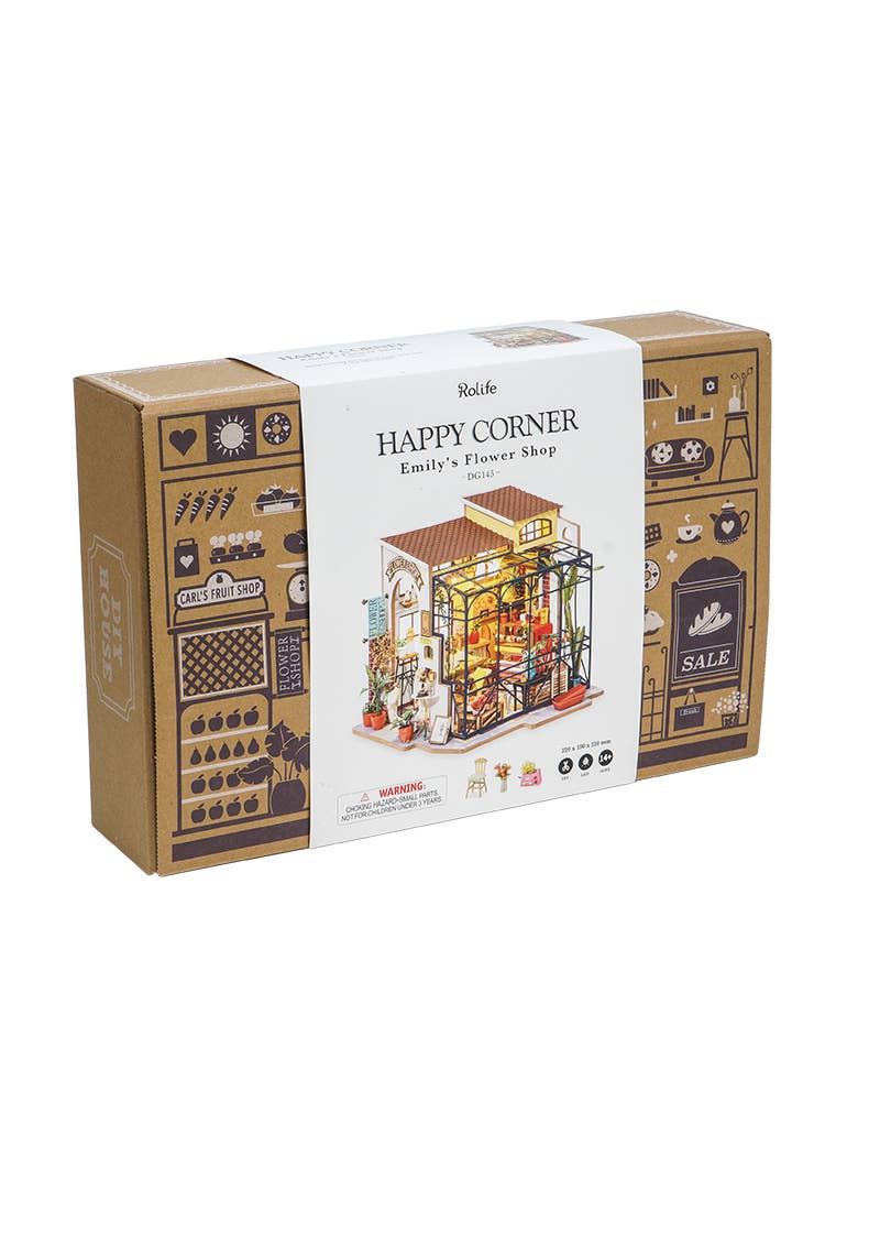 Rolife Emily’s Flower Shop DG145 DIY Flowerist House Puzzle