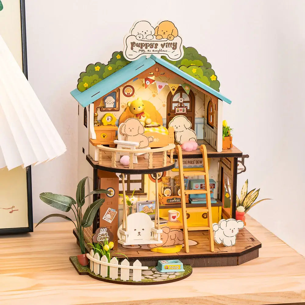 Rolife: Puppy's Cozy Villa DIY kit Miniature House Puzzles DG169