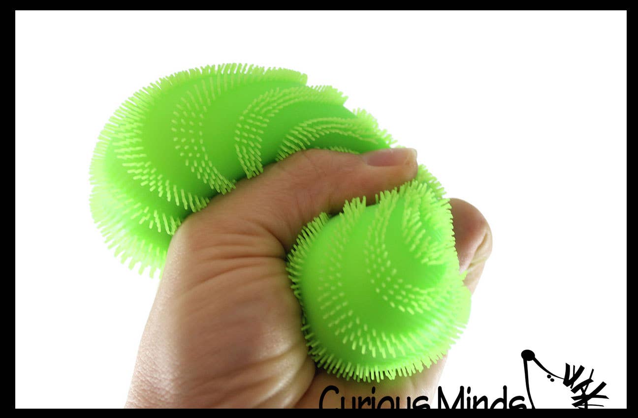1 NeeDoh Fuzzball Waves Soft Doh Filled Stretch Ball - Ultr
