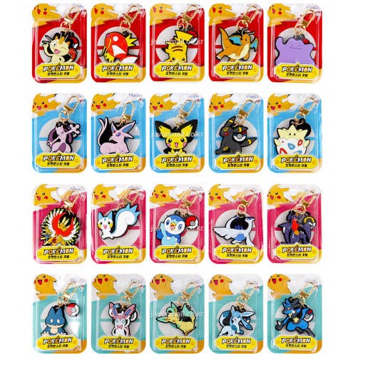 Pokemon Characters Key Chain ring Bag Charm variety  Pack