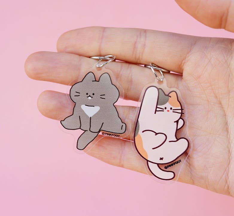 Cat Lover Key Charm Key Ring Random Pack in BOX- Season1
