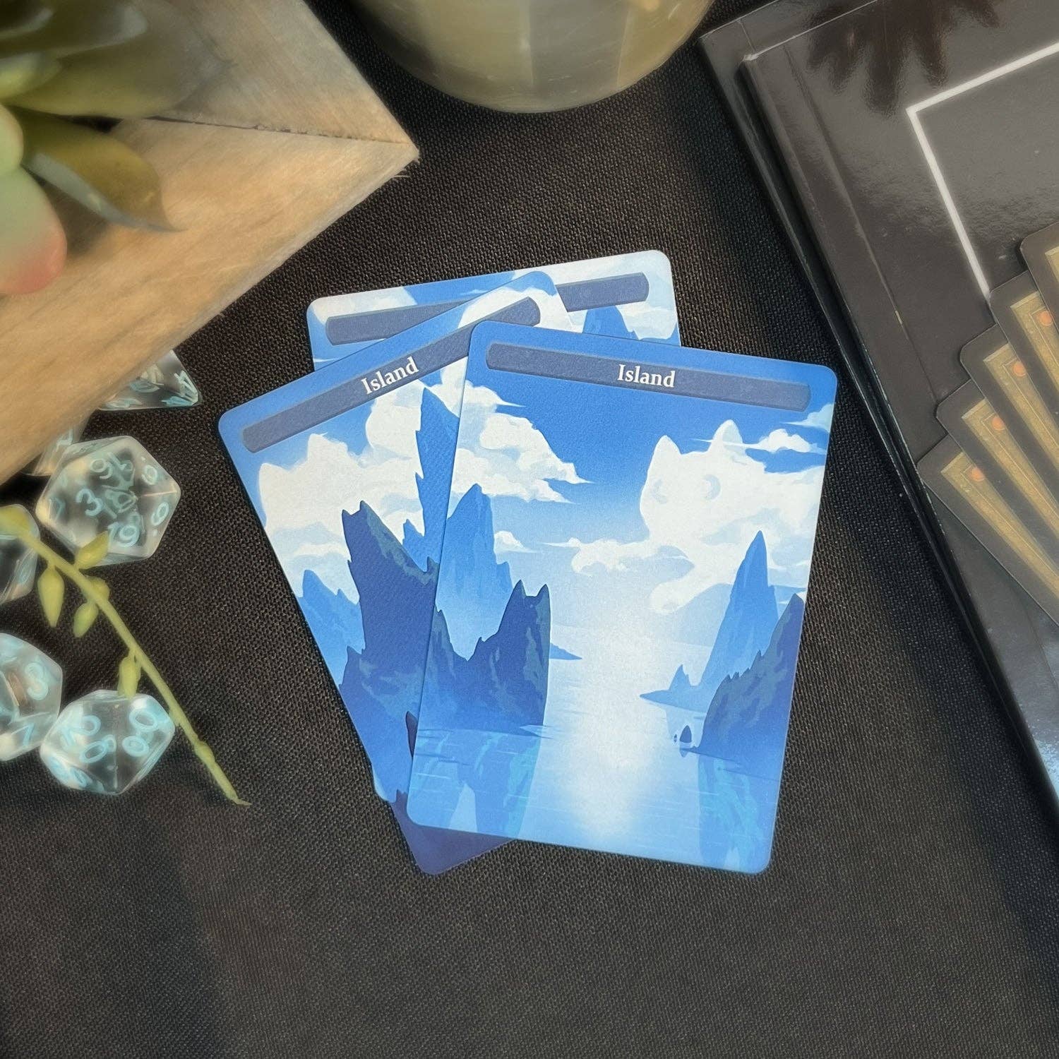 Caverns & Calicos Mana Cats  Island - Land Proxy Set