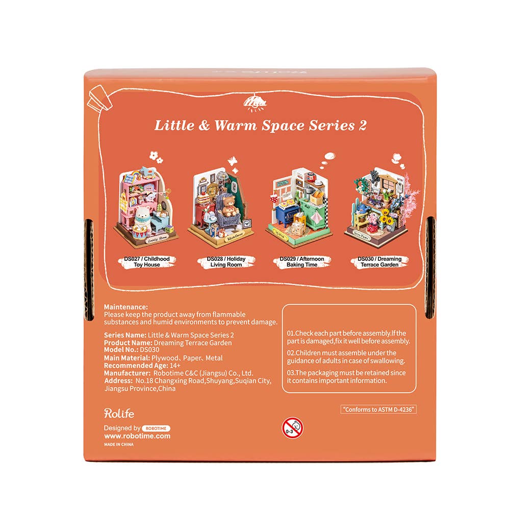 Rolife DIY Kit Mini 3D House Dreaming Terrace Garden DS030