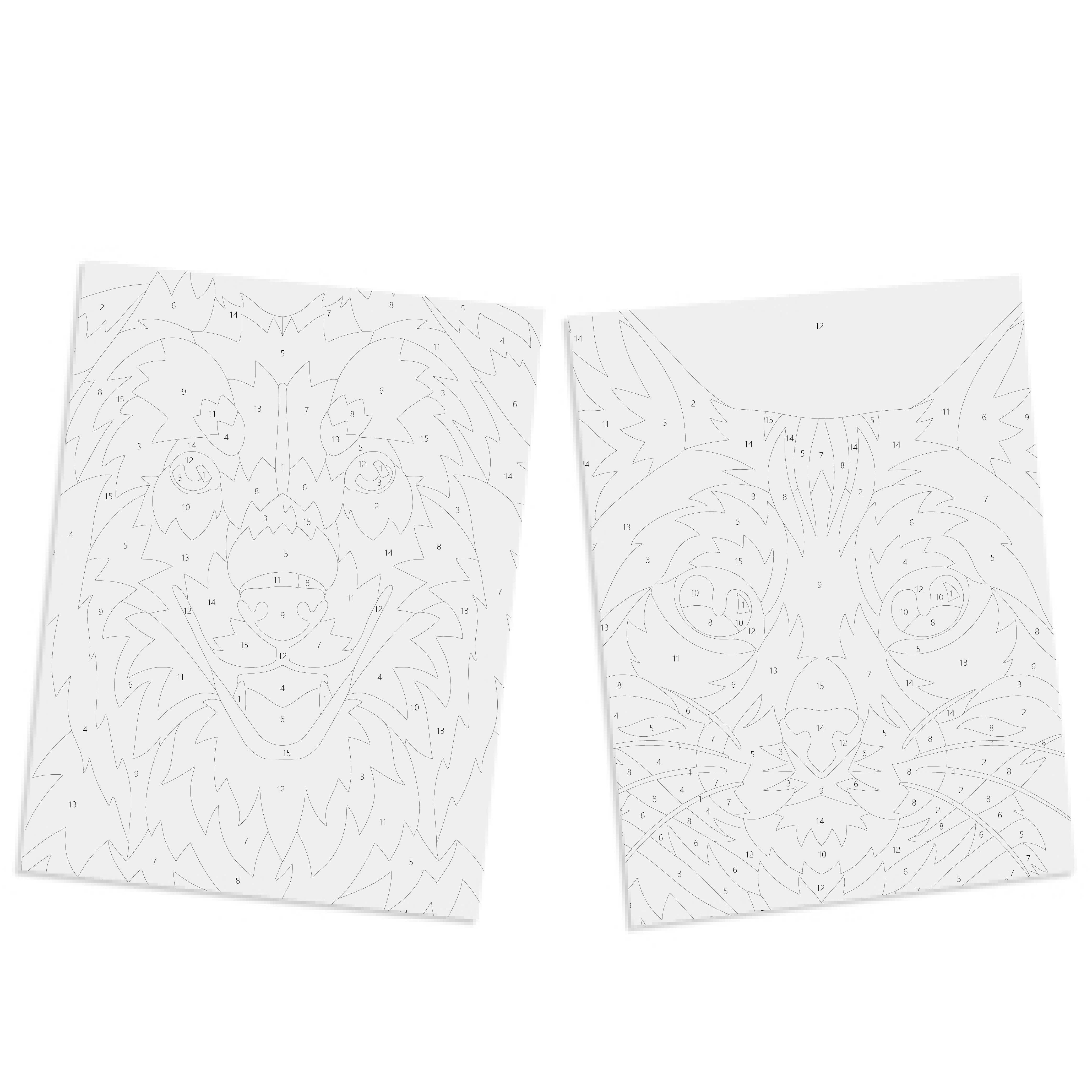 Paint Furry Friends - Kids Paint by Numbers - 2025 Gift