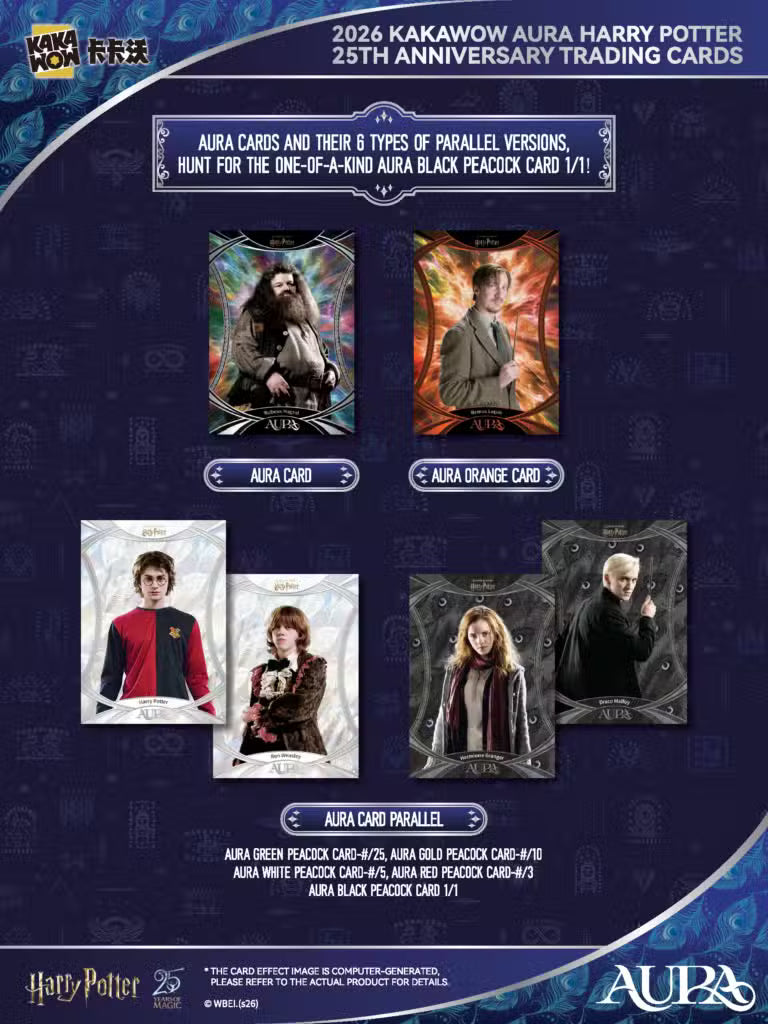 Harry Potter 25th Anniversary Trading Cards: Kakawow Aura