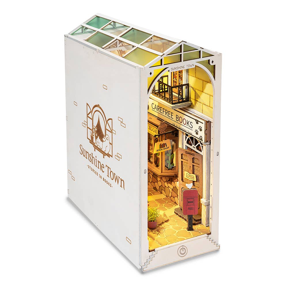 Robotime DIY House Sunshine Town Book Nook TGB02