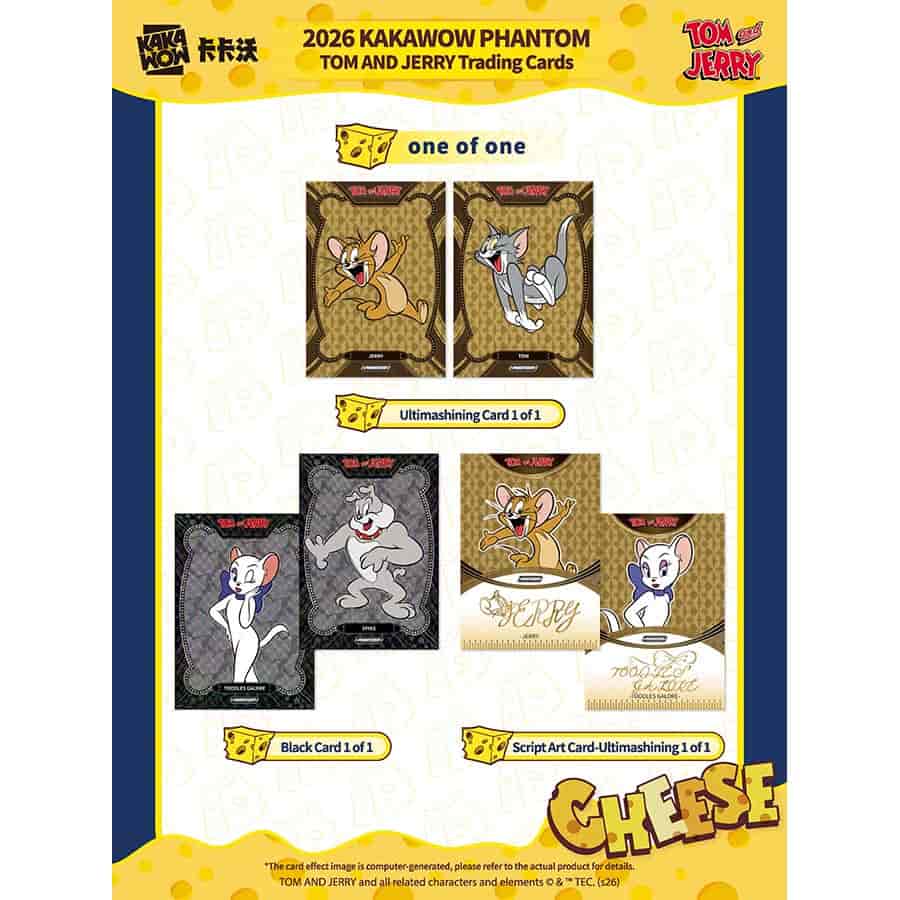 2026 KAKAWOW PHANTOM Tom and Jerry Trading Cards Hobby Box