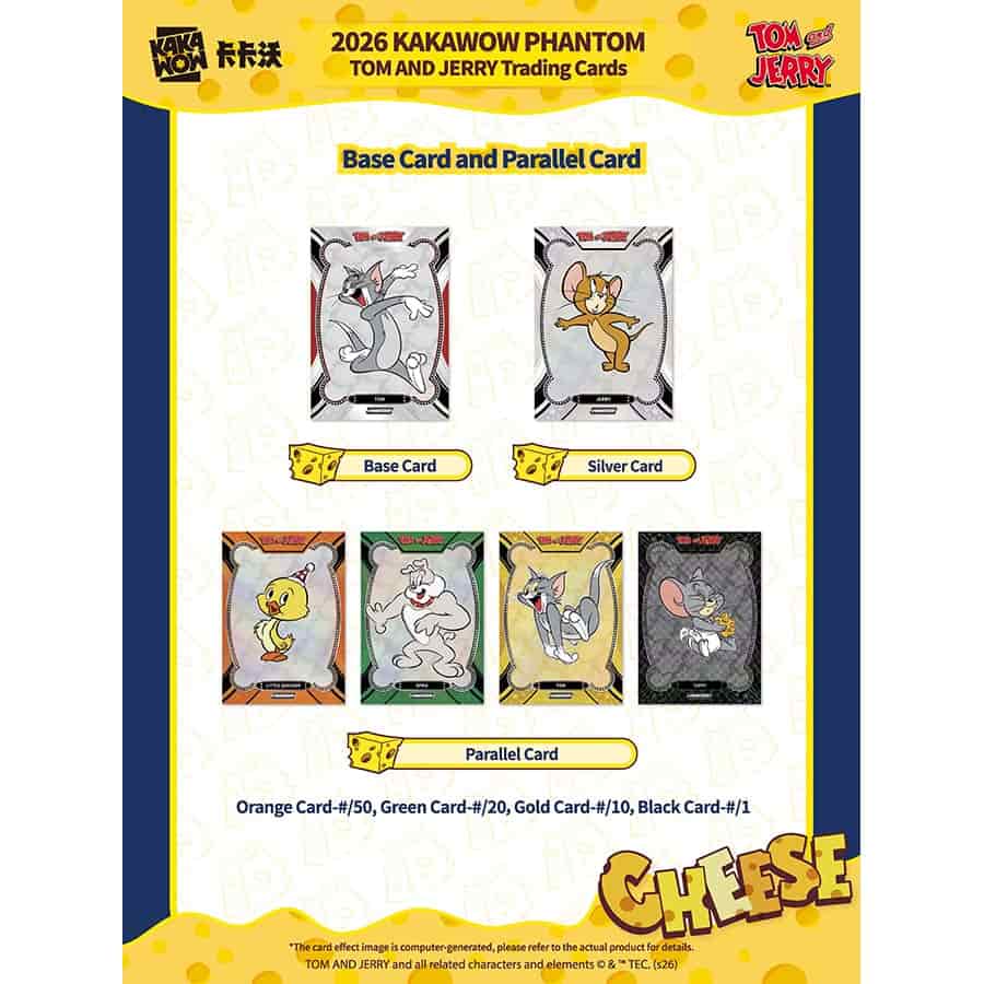 2026 KAKAWOW PHANTOM Tom and Jerry Trading Cards Hobby Box
