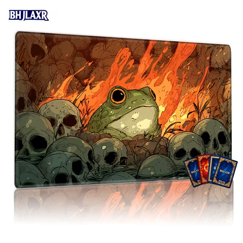 Playmat: Stitched - Fire Frog