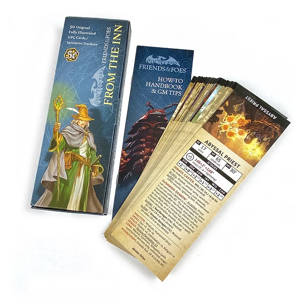 Stat Trackers: Friends & Foes: From the Inn 50-Pack, NPCs