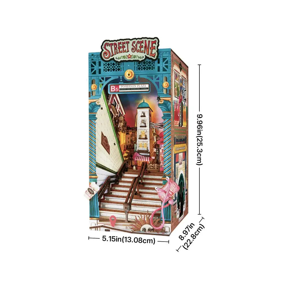 TGB13 Rolife Rolife Street Scene DIY Book Nook