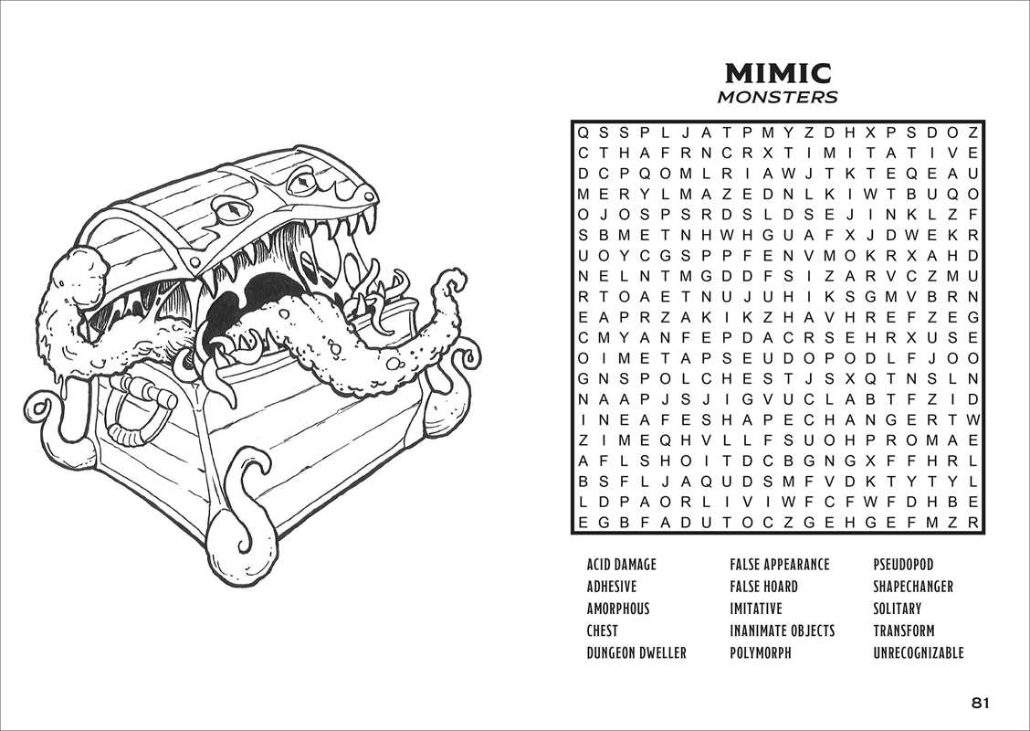 Dungeons & Dragons Word Search and Coloring Book by Editors of Thunder Bay Press