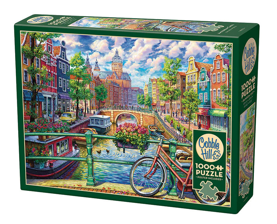 Puzzle: Amsterdam Canal (1000 pcs.)