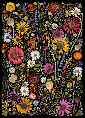 Puzzle: Flower Press: Happiness (1000 pcs.)