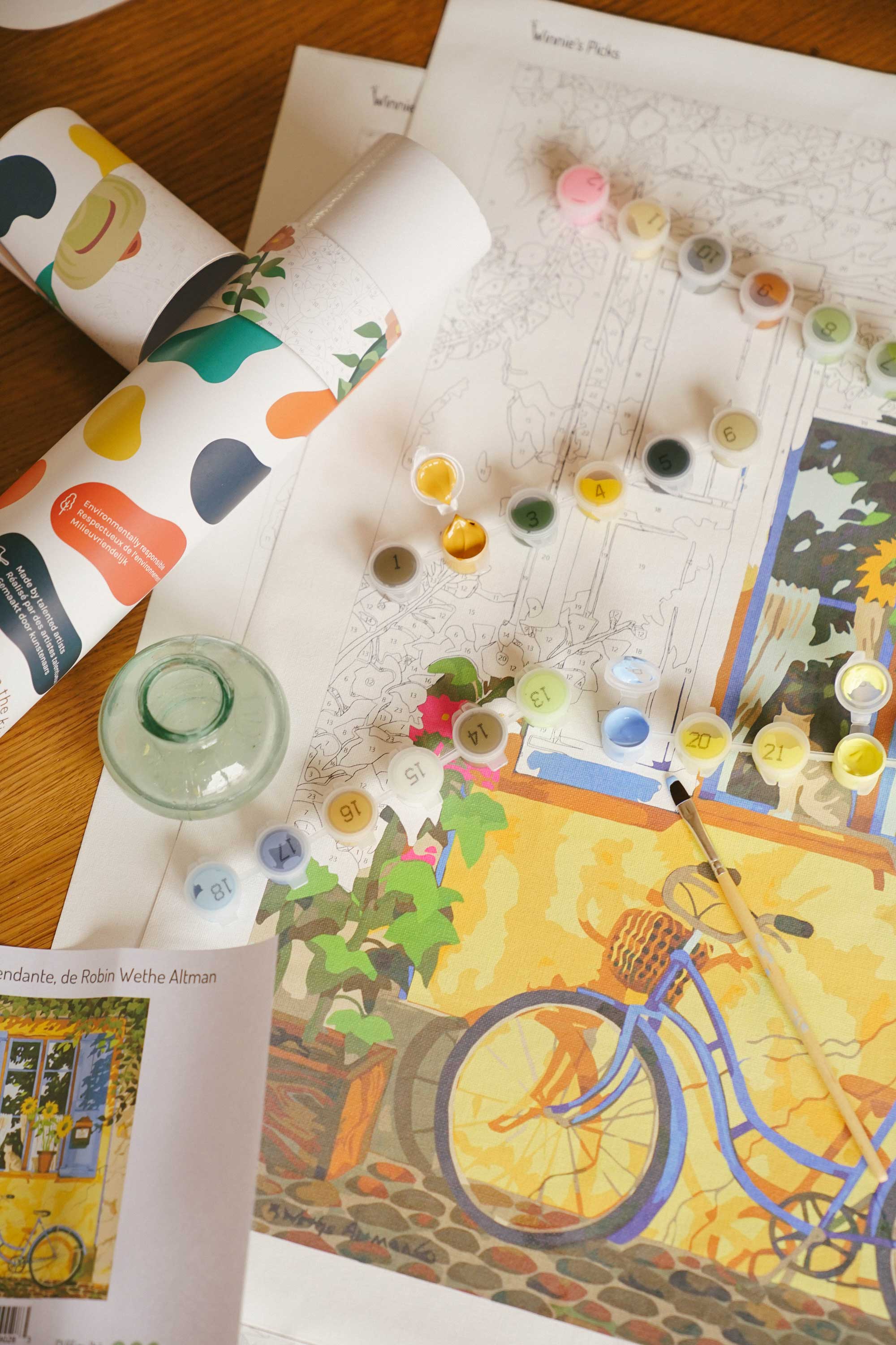 Vintage Wall Art Paint by Numbers Kit - A Woman of Independent Means - Spring 2025