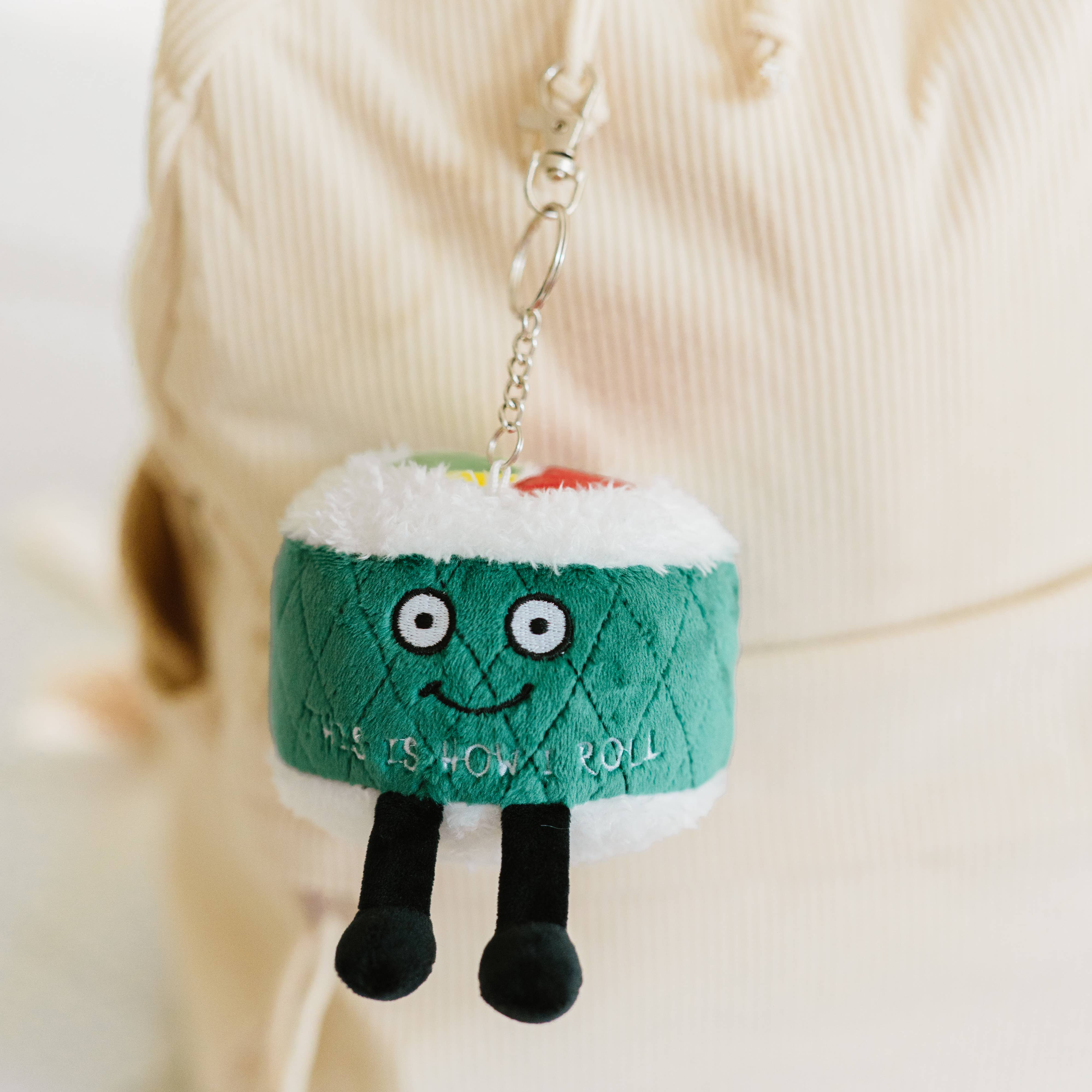 Sushi Plush Bag Charm  Soft Cuddly Toy Funny Cute Gift