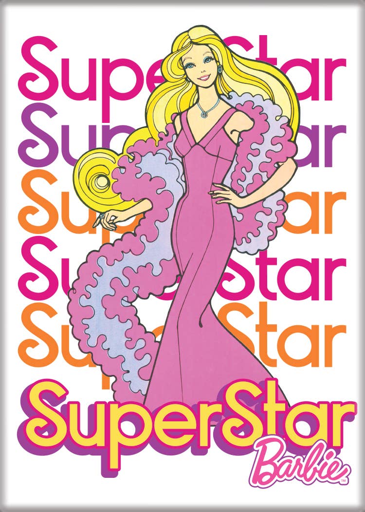 Barbie Super Star 2.5" X 3.5" Magnet
