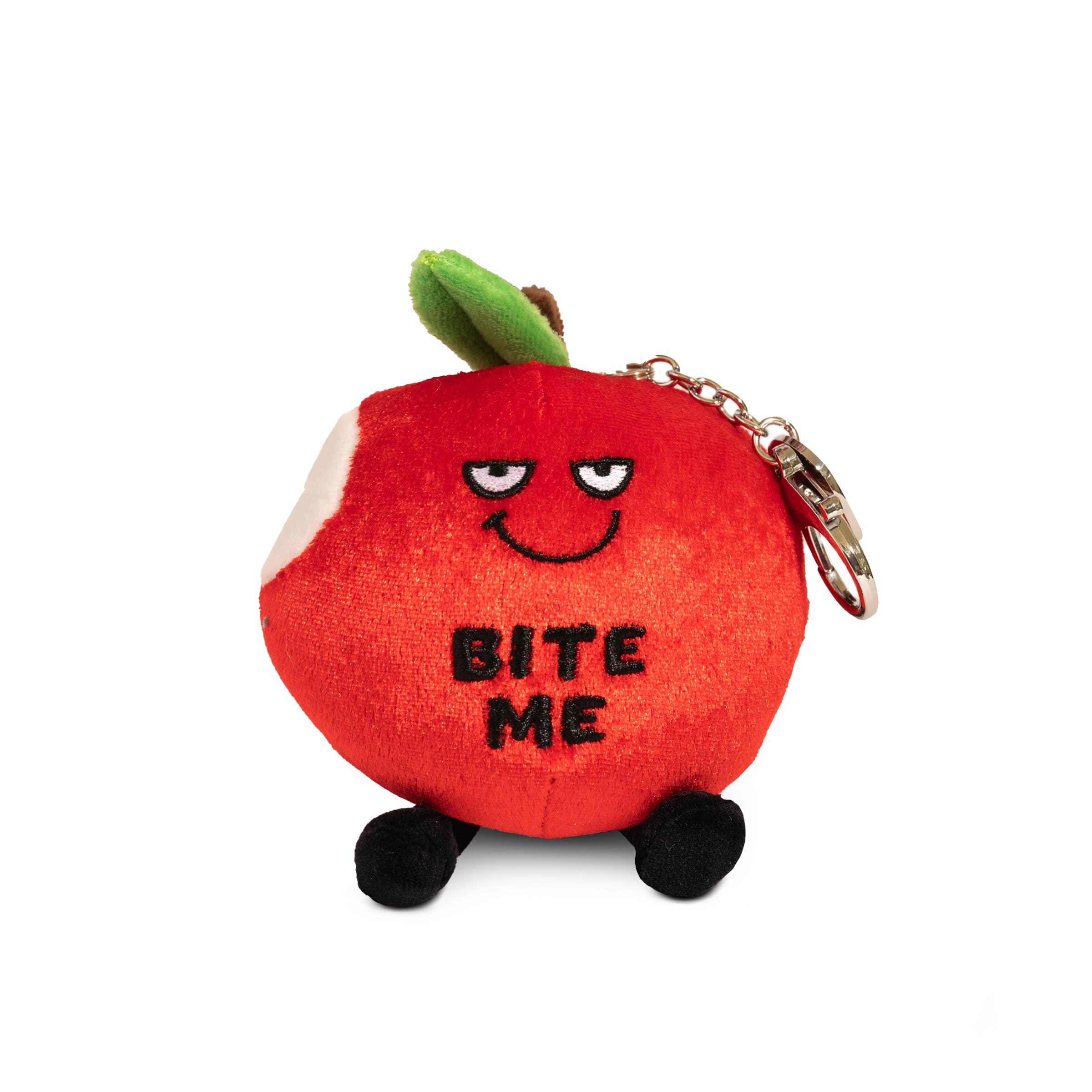 Apple Plush Bag Charm - Funny & Cute Accessory Gift