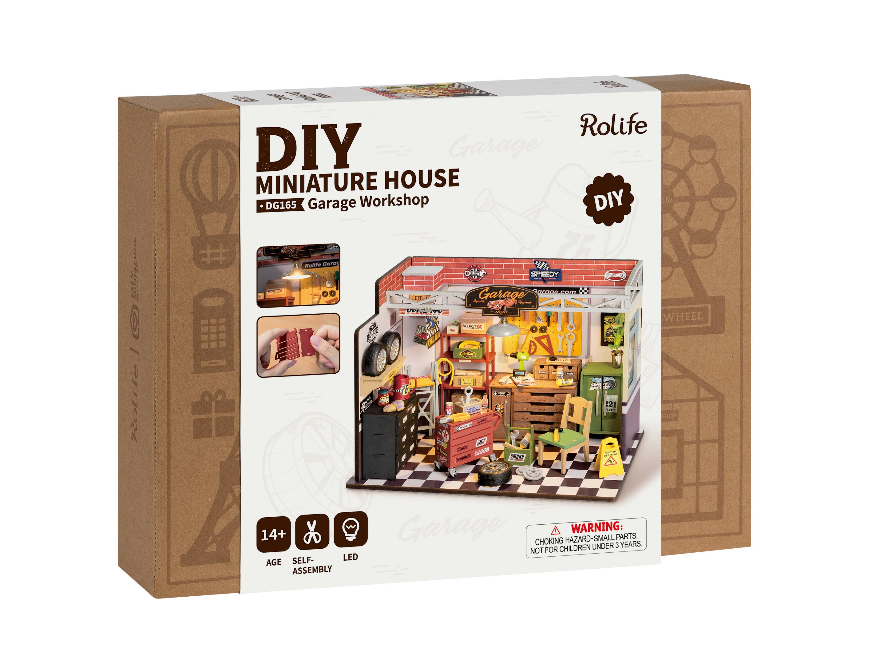 Garage Workshop ROBOTIM Rolife DIY Miniature House Kit