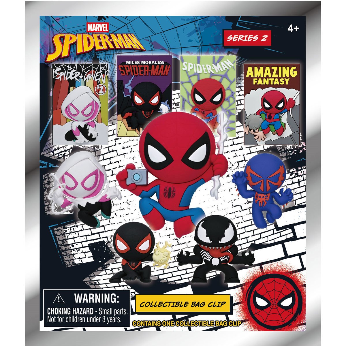 Spider-Man Classic Series 2 3D Foam Bag Clip
