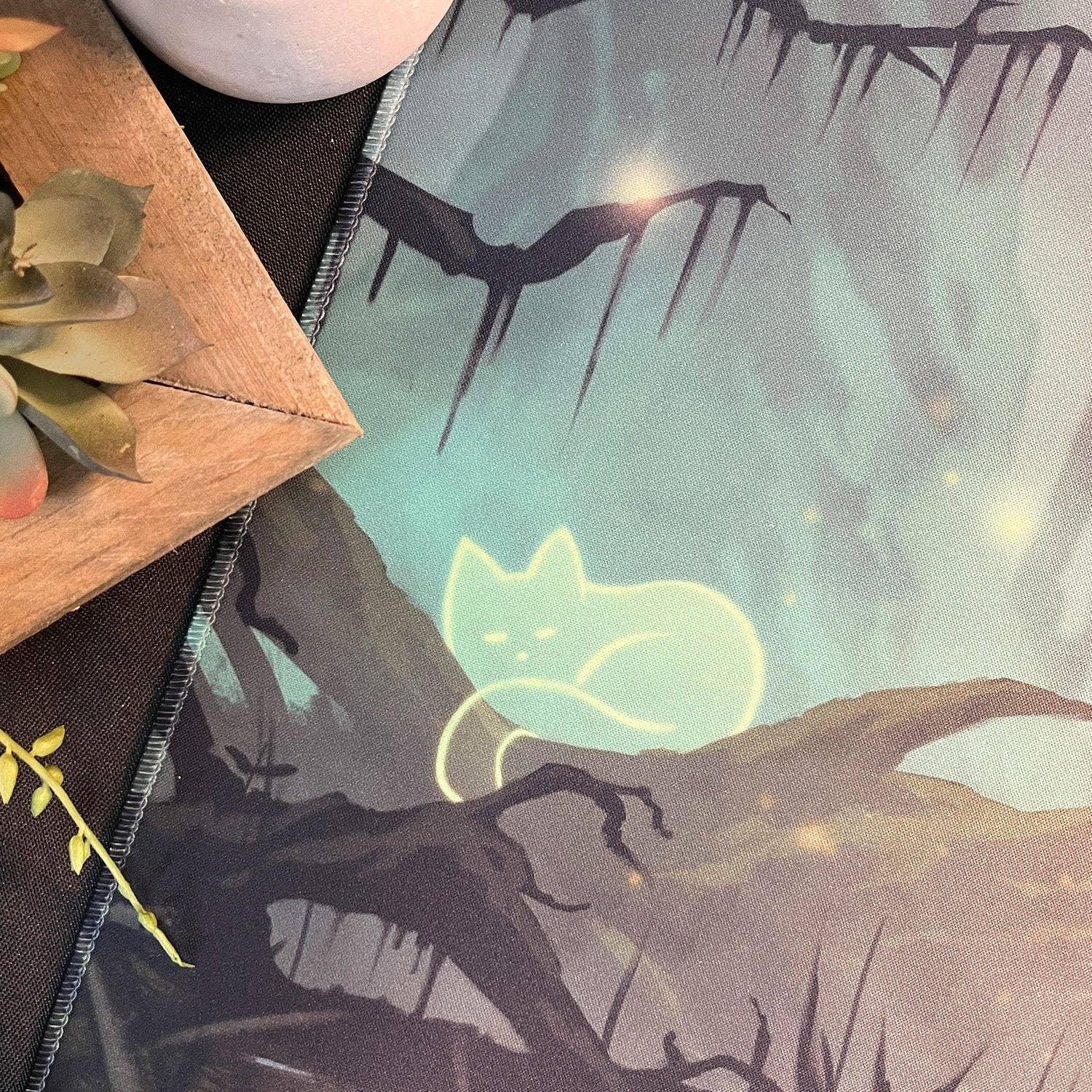 Caverns & Calicos Mana Cats Swamp Playmat