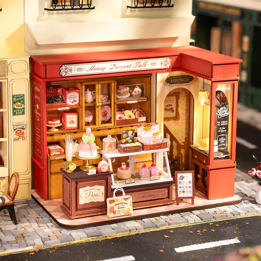 Honey Dessert Talk Rolife DIY Miniature House Crafts DG168