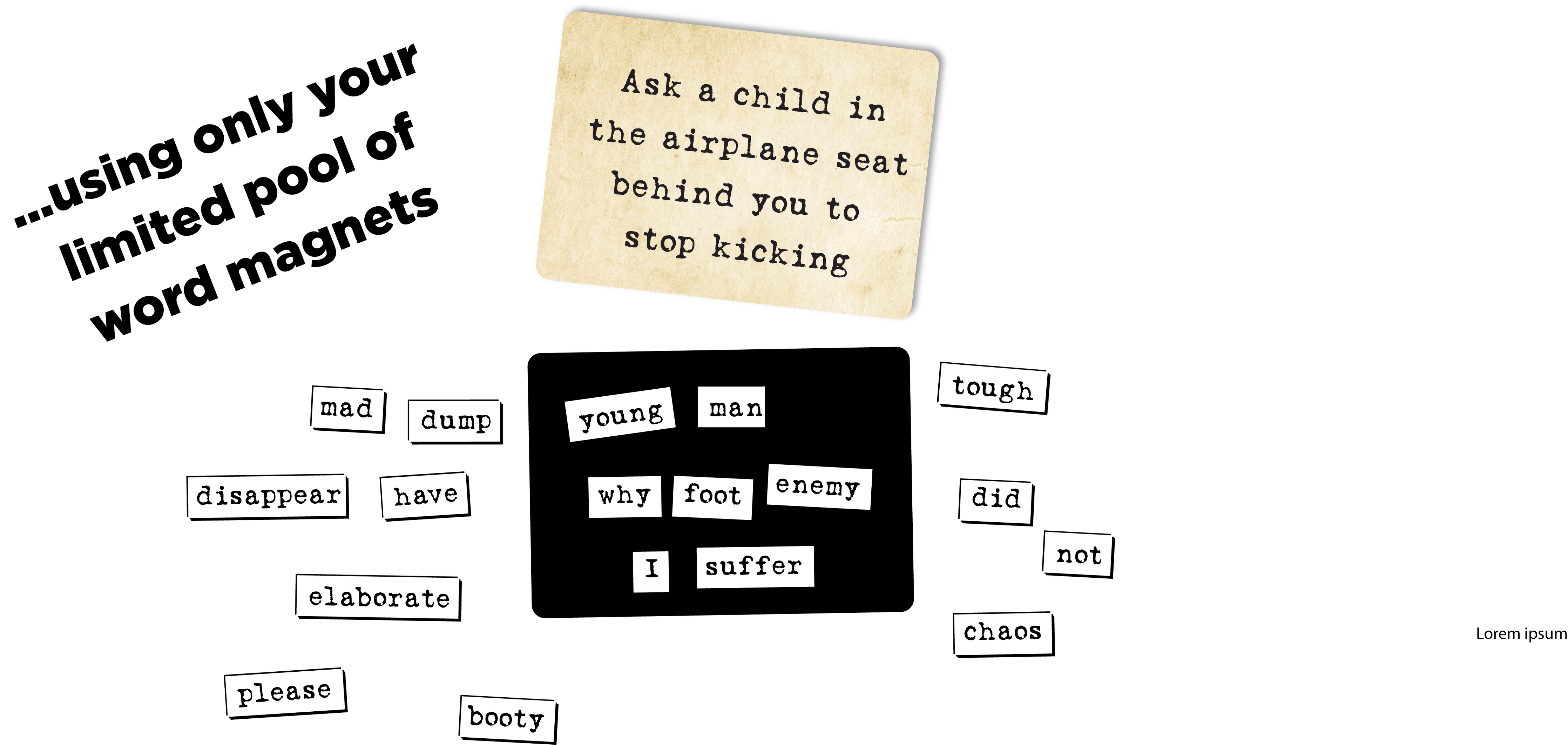 Ransom Notes: The Ridiculous Word Magnet Game