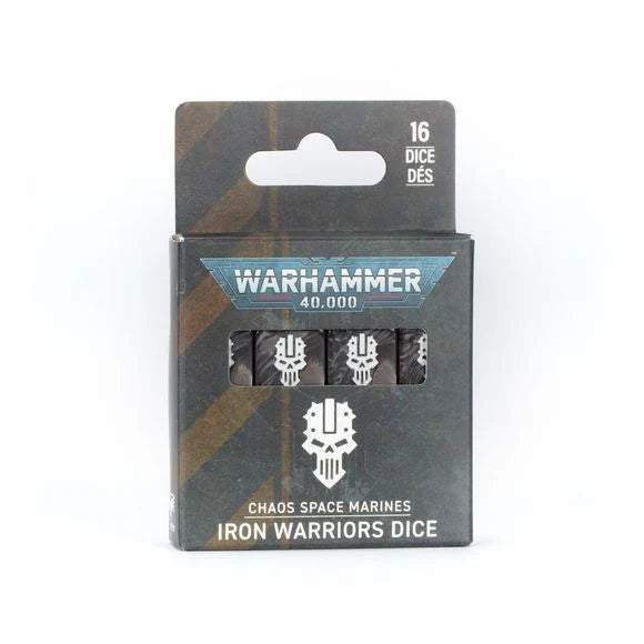 Warhammer 40k: Chaos Space Marines Iron Warriors Dice