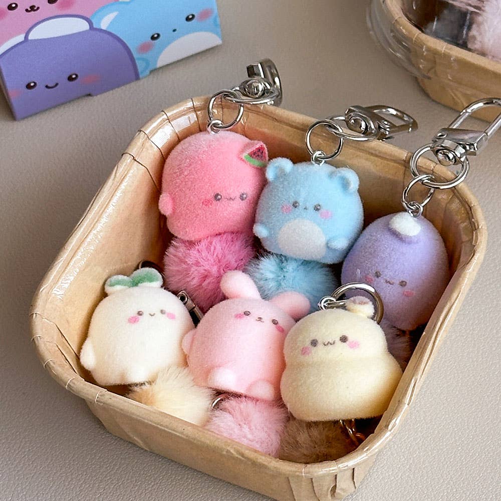 Random Fluffy Mini Monster Keyring (Blind Box)