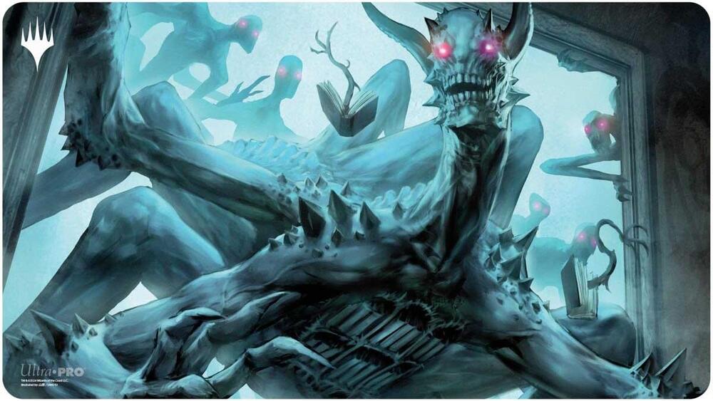 MTG Duskmourn Playmat: Mythic Cycle Blue -Overlord of the Floodpits