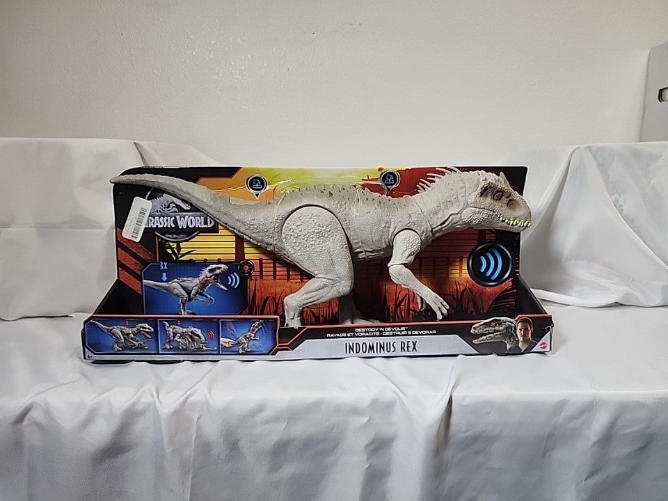 Jurassic World Dominion INDOMINUS REX 22 In Camouflage N Battle Dinosaur,JJ-B-330