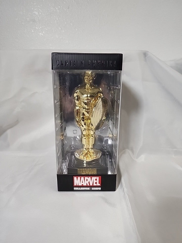 Marvel Funko Collector Corps Captain America Gold Statue 2015,JJ-B-260