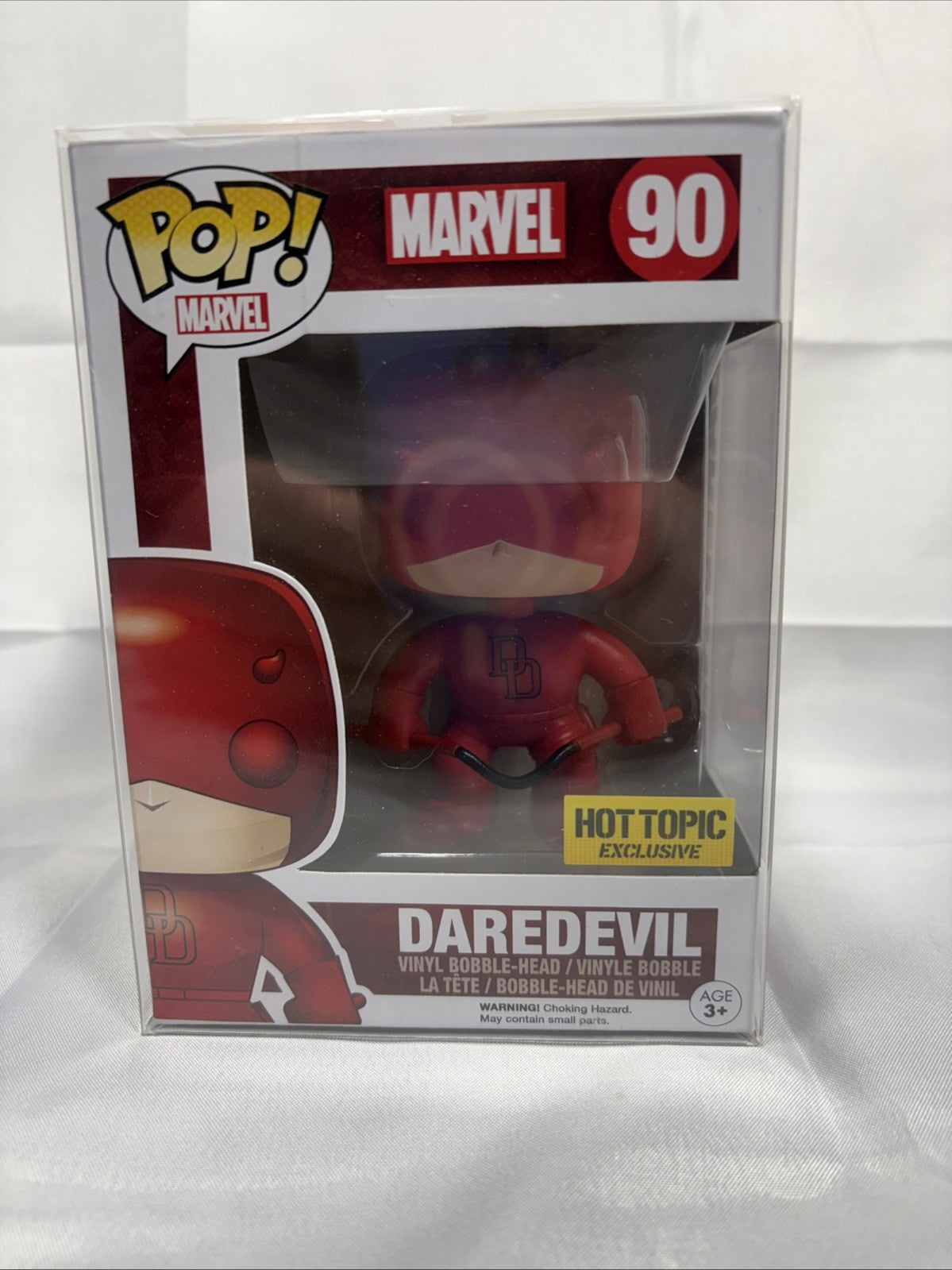 Funko Pop! Marvel No. 90 Daredevil Hot Topic Exclusive w/ Protector JJ0220JW0