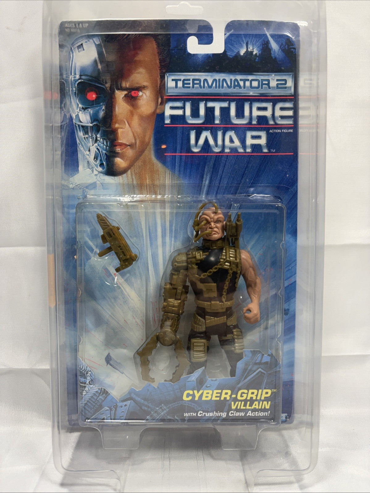 Terminator 2 Future War Cyber-Grip Villain  Act. Fig (1992) VF on Card JJ0210JW0