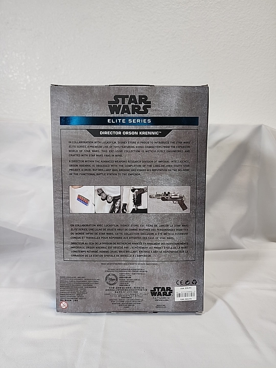 Star Wars Rogue One Director Orson Krennic Disney Elite Prem. 10" Figure JJ-B-052