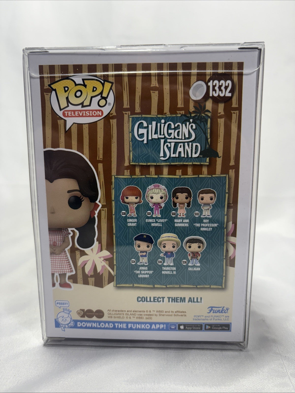 Funko Pop Mary Ann Summers 1332 Gilligan's Island TV WB Exclusive  JJ0230JW2
