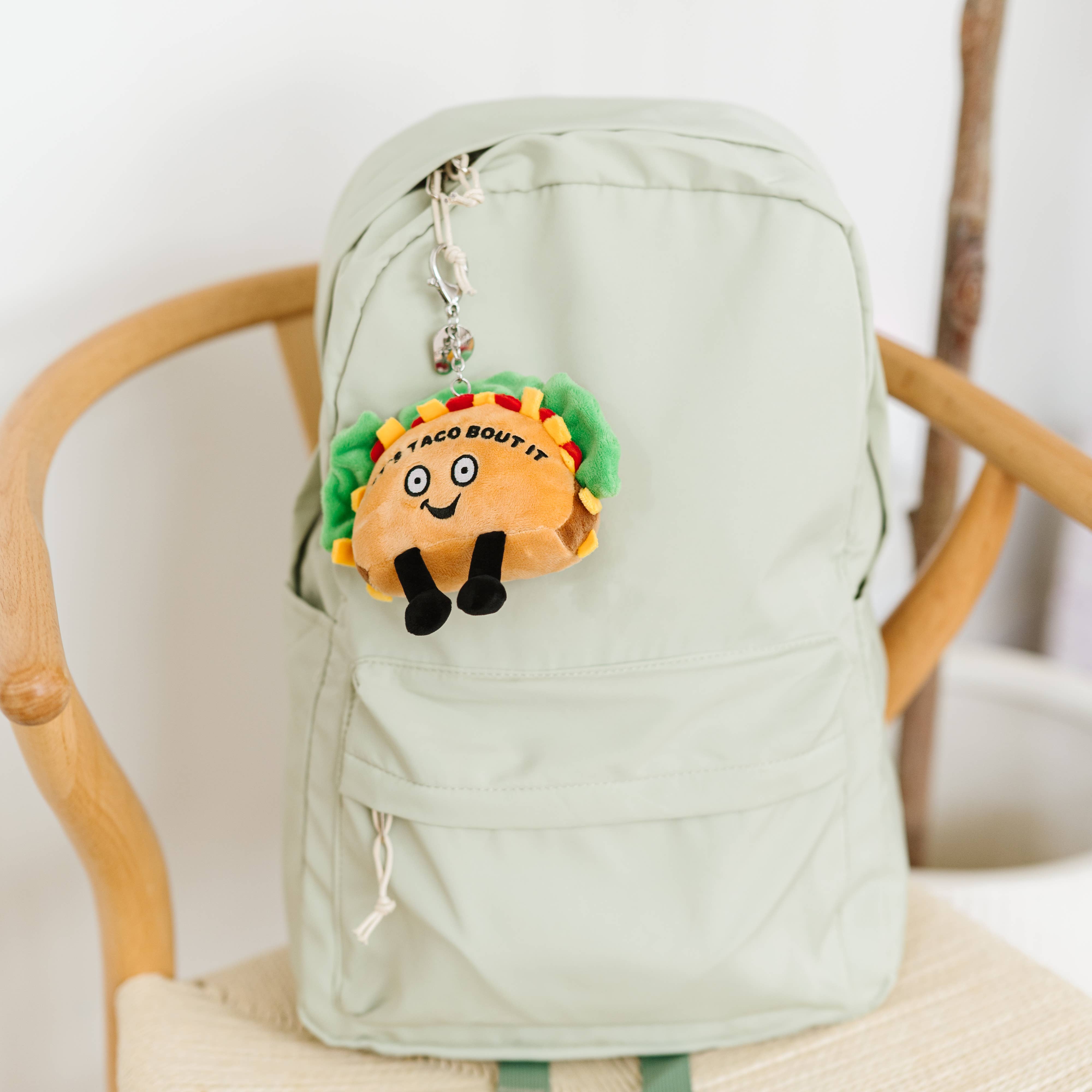 Taco Plush Bag Charm  Soft Cuddly Toy Funny Cute Gift Animal