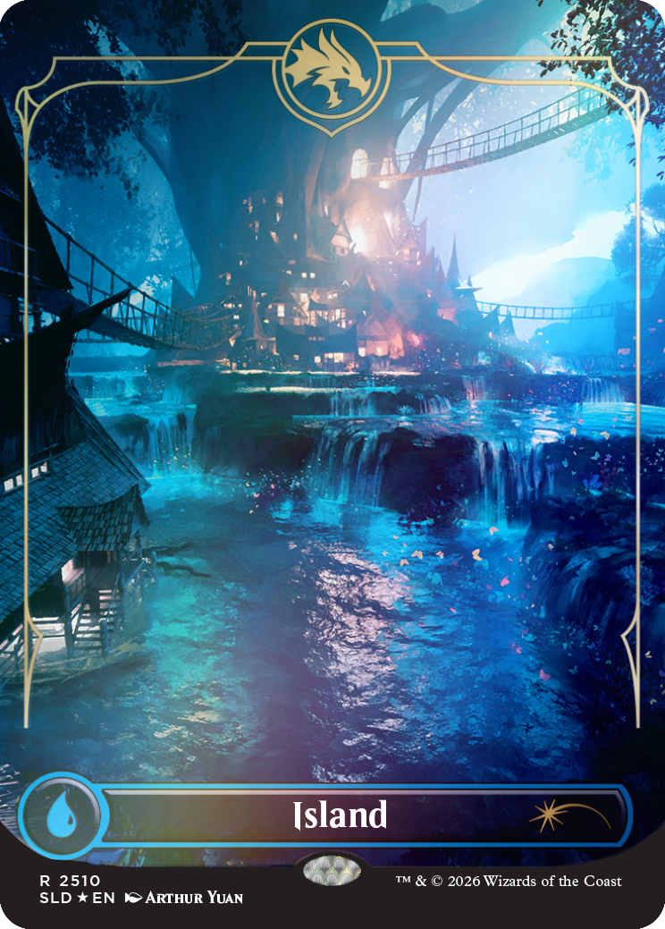 Magic the Gathering: Secret Lair Drop Series - Lands of the Forgotten Realms - FOIL