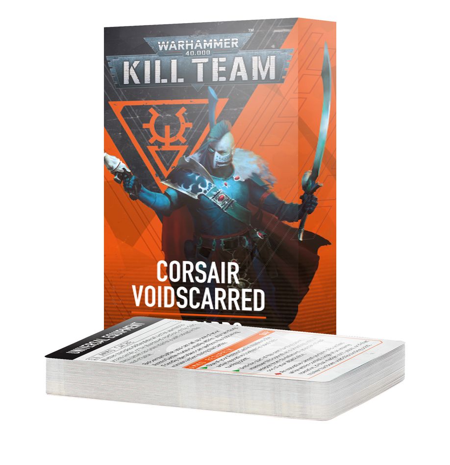 Warhammer 40000 Kill Team: Corsair Voidscarred Data Cards