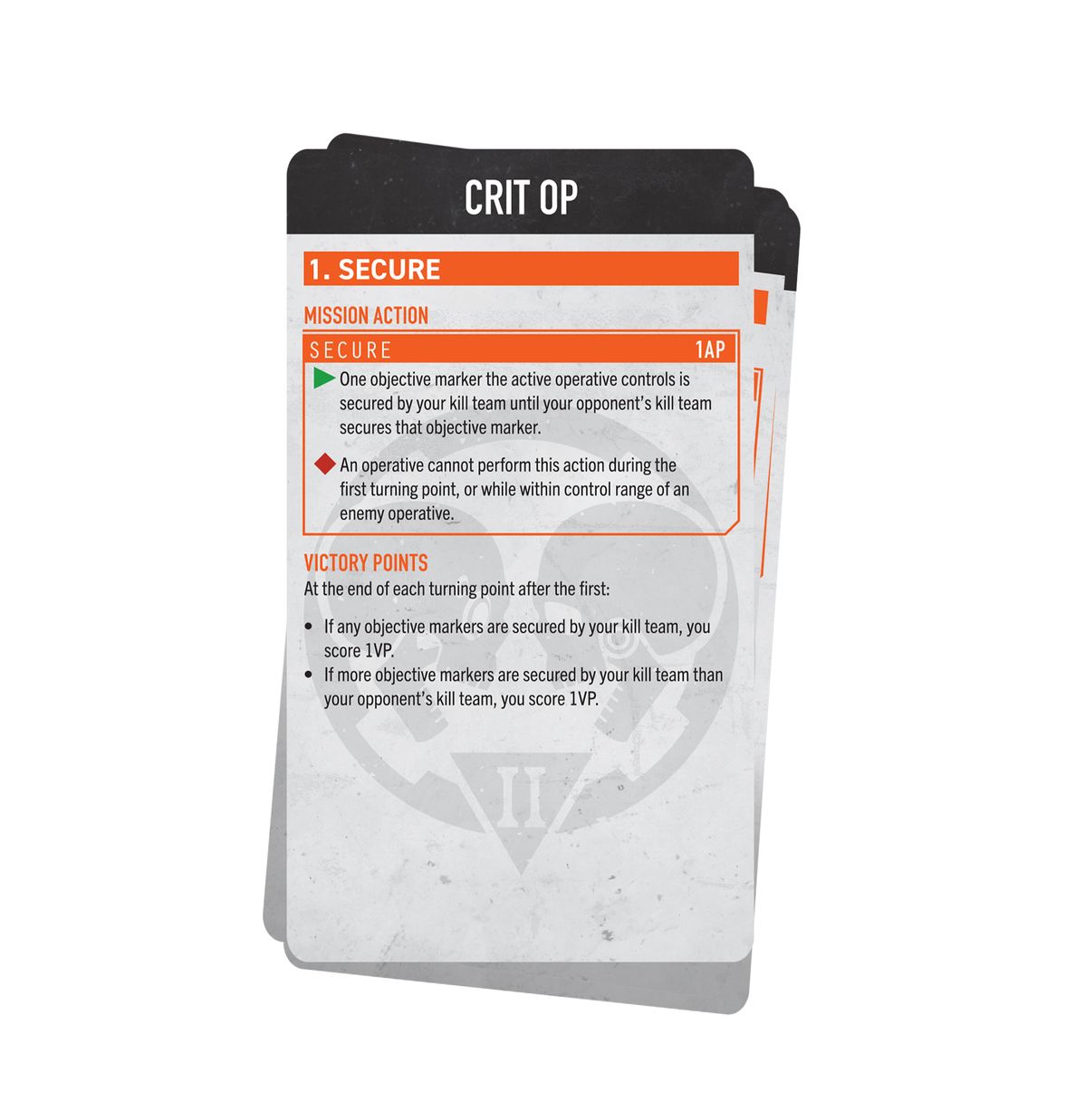 Warhammer 40000 Kill Team Approved Ops Card Pack 2025 (ENG)