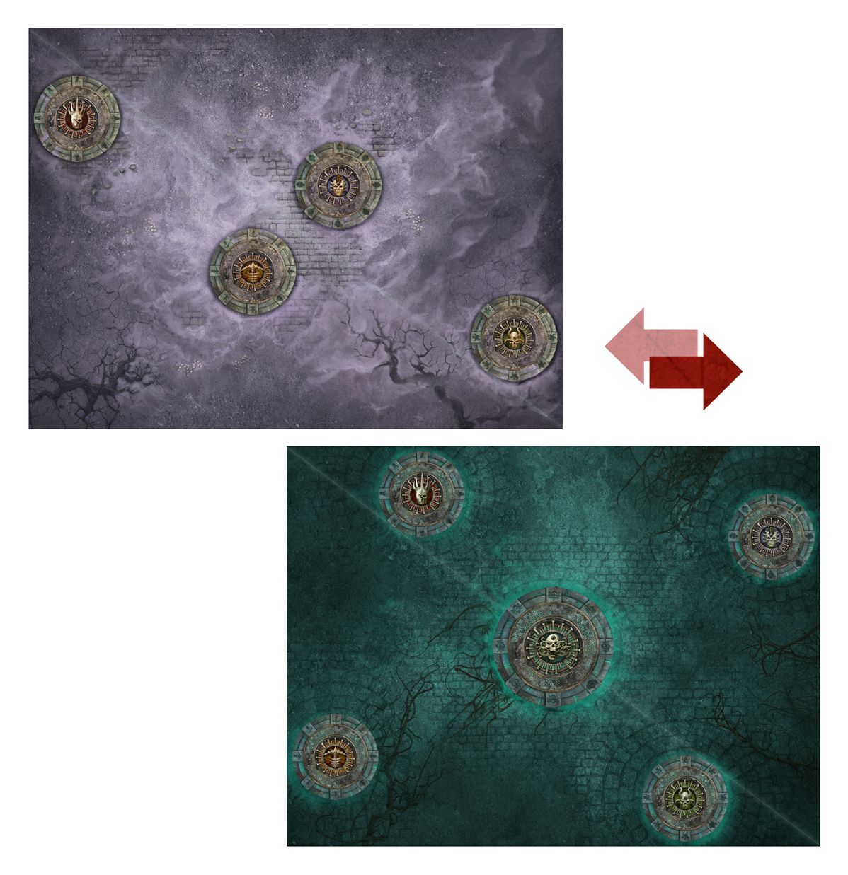 Warhammer Age of Sigmar: Sand and Bone Gaming Pack (ENG)