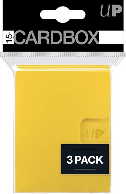 Ultra Pro 15+ Pack Boxes (3 count) - Resealable Card Packs