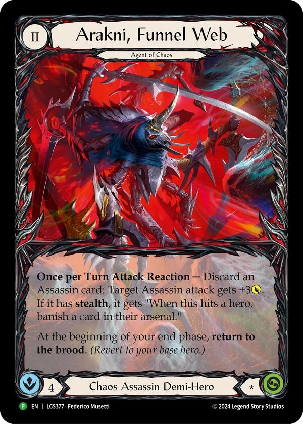 Arakni, Funnel Web (Extended Art) - LGS377