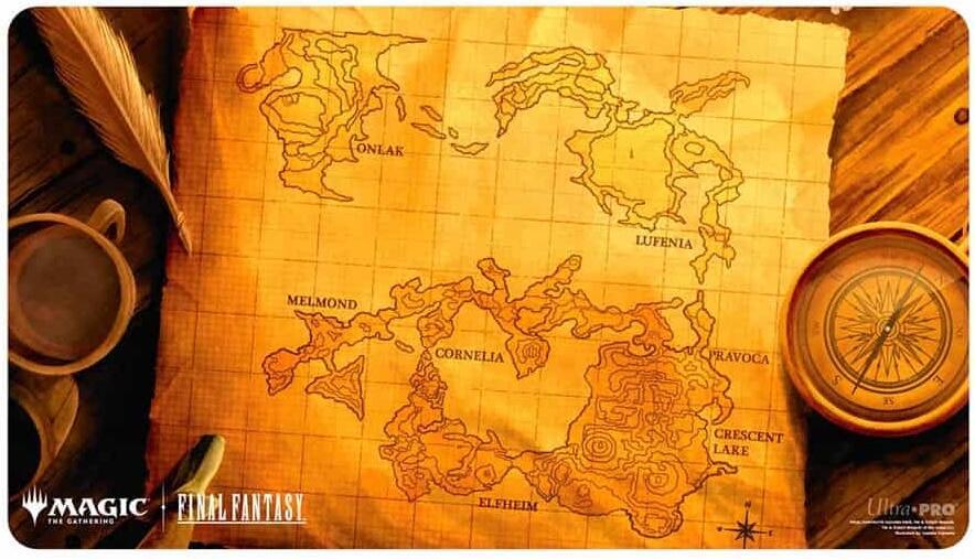 MTG Final Fantasy Playmat: The Gathering, World Map