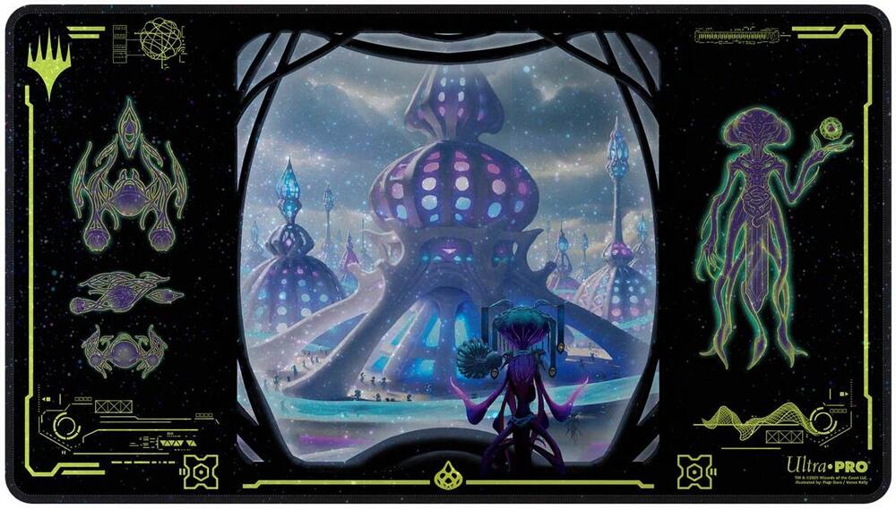 MTG Playmat: Edge of Eternities Holofoil - Blue Mythic